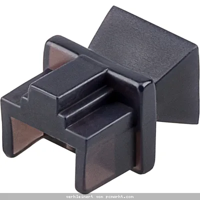 Goobay Staubschutz für RJ45-Buchse - Set von 10x RJ45-Staubschutz-Steckern