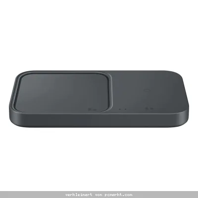 Samsung Wireless Charger Duo, Dark Grey Induktives Schnellladen mit bis zu 15 Watt