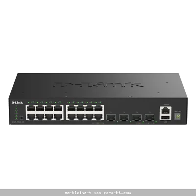 D-Link DGS-1530-20 Smart Managed Switch 16x Gigabit Ethernet, 4x 10G SFP+, 1x USB 2.0, 1x Konsolen-Port