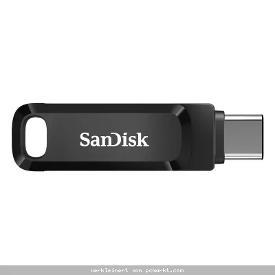SanDisk Ultra Dual Go Typ-A/Typ-C 32GB USB-Stick Swivel, bis zu 150 MB/s, USB 3.2 Gen 1x1 (5 Gbit/s)