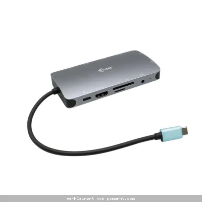 i-tec USB-C Metal Nano Dock HDMI/VGA with LAN + Power Delivery 100 W
