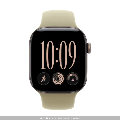 Apple Watch Series 12 42mm - Dunkelbronze Aluminium Case Oliv Sport Band - M/L