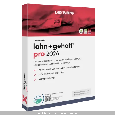 Lexware lohn+gehalt pro 2026 Jahresversion (365-Tage)