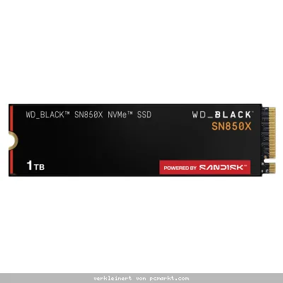 WD_BLACK SN850X SSD 1TB M.2 2280 PCIe Gen4 NVMe Internes Solid-State-Module