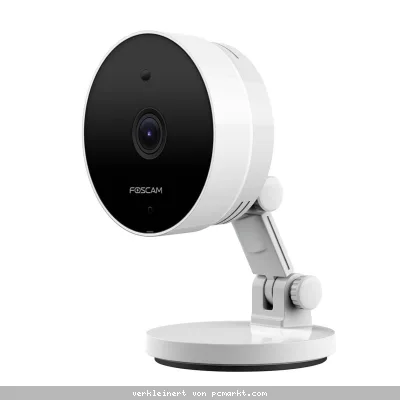 Foscam C5M Überwachungskamera Weiß 5MP (3072x1728), WLAN/LAN, Innenbereich, 8m Nachtsicht, Personen-/Haustiererkennung