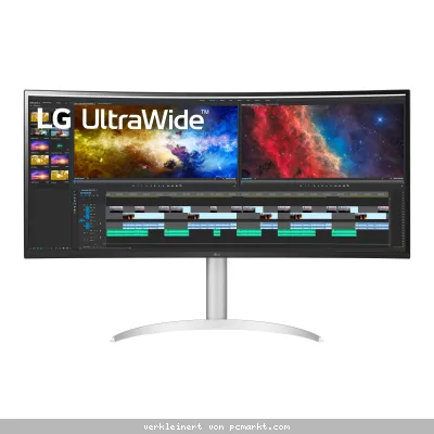 LG UltraWide 38BQ85C-W Curved Monitor - Höhenverstellung, USB-C