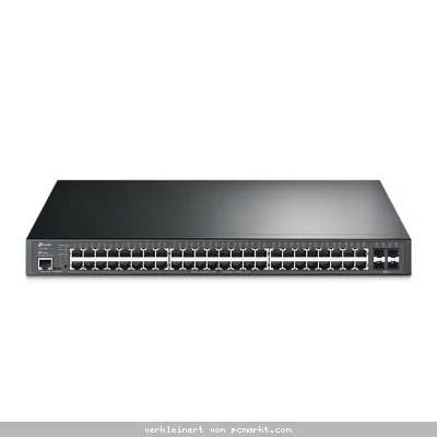 TP-Link SG3452XP JetStream Managed Switch 52-Port, Managed, 48x Gigabit RJ45, 4x 10 Gigabit SFP+, 48x PoE+, 500W