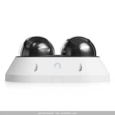 Ubiquiti AI Multi Sensor 2 Überwachungskamera Weiß 2x 8MP (3840x2160), PoE+, IP66 + IK10 Schutz, Multi-TOPS KI-Engine