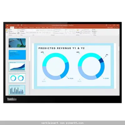 Lenovo ThinkVision M14d Mobiler Monitor - IPS-Panel Auflösung 2240x1400