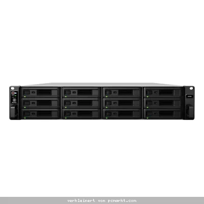 Synology SA3610 Rack-NAS 12-Bay 2,5"/3,5" SATA HDD/SSD, 2x 10 GbE + 5x GbE LAN, 2x USB 3.0, 2x PCIe-x8, 16GB RAM