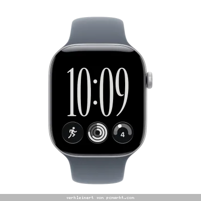 Apple Watch Series 12 Cellular 46mm - Space Grau Aluminium Case Navyblau Sport Band - M/L