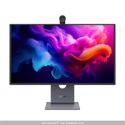 Lenovo Yoga Pro 27UD-10 OLED (QD-OLED, Quantum Dot) 120Hz (3840x2160), PD-Out 140W, Webcam (abnehmbar, verschließbar), Mikrofon (Mikrofonarray (4x)