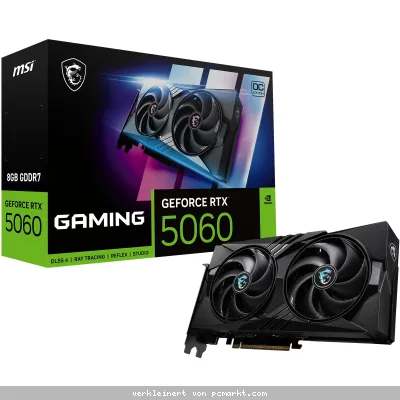 MSI GeForce RTX 5060 8G GAMING OC - 8GB GDDR7, HDMI, 3x DP