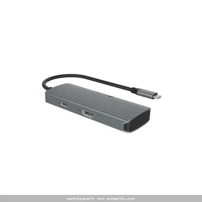 Icy Box 6 in 1 Docking station 1x HDMI 4K60Hz 4x USB Type-A 5 Gb