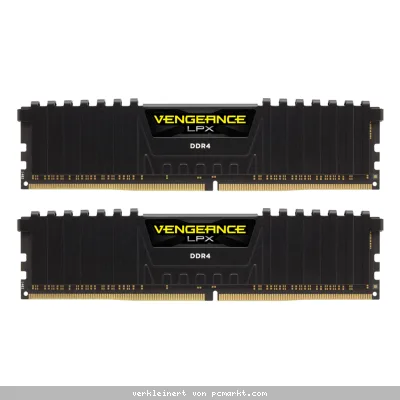 Corsair Vengeance LPX Schwarz 16GB Kit (2x8GB) DDR4-2666 CL16 DIMM Arbeitsspeicher
