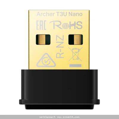 TP-Link Archer T3U Nano WiFi 5 Adapter AC1300 Dualband, USB 2.0, Nano-Design