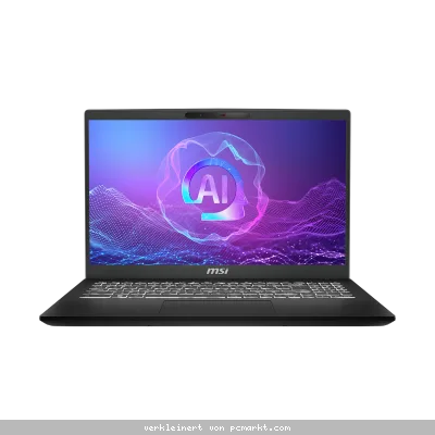 MSI Modern 15 H AI C2HMG-265 - 15,6" FHD Display, Intel Core Ultra 7 255H, 16GB DDR5 RAM, 512GB SSD, Windows 11 Home