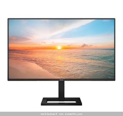 Philips 27E1N1300AE 27 Zoll Full HD Monitor, Lautsprecher, höhenverstellbar (1920x1080, 100 Hz, HDMI, USB-C (65W PD), USB Hub) schwarz