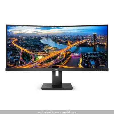 Philips 345B1C Curved Office Monitor - UWQHD, Höhenverstellung