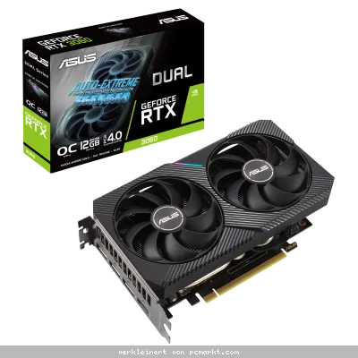 ASUS Dual GeForce RTX 3060 V2 OC LHR Grafikkarte - 3x DisplayPort, 1x HDMI