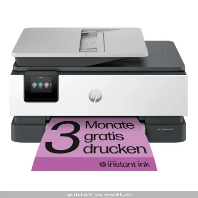 HP Officejet Pro 8122e 3in1 - Multifunktionsdrucker Drucken, Kopieren, Scannen, Farbe, inkl. 3 Monate Instant Ink