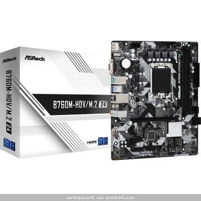ASRock B760M-HDV/M.2 D4 Mainboard