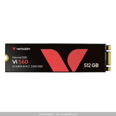 Verbatim Vi560 S3 SSD 512GB M.2 2280 SATA - internes Solid-State-Module