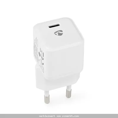 Nedis Netzladegerät 30 W 1.5 2.0 2.5 3.0 A - Anzahl der Ausgänge: 1, USB-C™, Automatische Spannungswahl