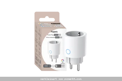 Aqara Power Plug H2 (EU) 16A Last/Max. 3680W (Gesamt), Thread/Zigbee, Stromüberwachung, automatische Stromabschaltung, Sicherheitsschutz