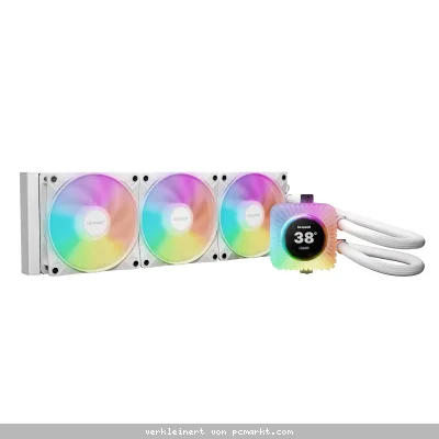 be quiet! LIGHT LOOP IO LCD 360mm White | AiO-Wasserkühlung