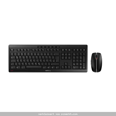 CHERRY STREAM DESKTOP Set, Maus und Tastatur kabellos, schwarz