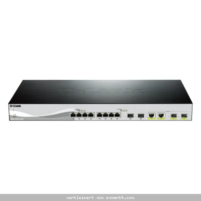 D-Link DXS-1210-12TC Smart Managed Switch 8x 10 Gbit/s Ethernet, 2x 10 Gbit/s SFP+, 2x 10GbE/SFP+ Combo