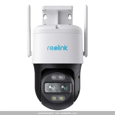 Reolink Trackmix Series W760 WLAN Überwachungskamera 8MP 4K UHD (3840x2160), IP65-Wetterschutz, Nachtsicht in Farbe, 6x Hybridzoom, Auto. Verfolgung