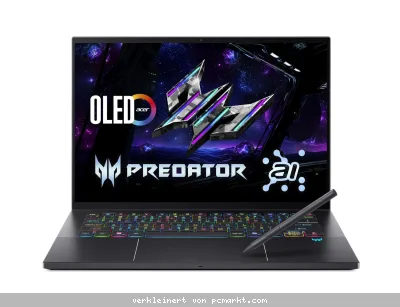 Predator Triton 14 AI (PT14-52T-90CB) Gaming/Copilot+ PC 14,5" WQ2.8K-touch, OLED, 120Hz, Intel Ultra 9-288V (48 TOPS), 32GB RAM, 2TB SSD, GeForce RTX