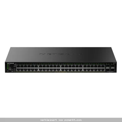 NETGEAR GS348TPv2 Smart Managed Switch 48x Gigabit Ethernet (PoE+, max. 380W), 4x 1 Gbit/s SFP