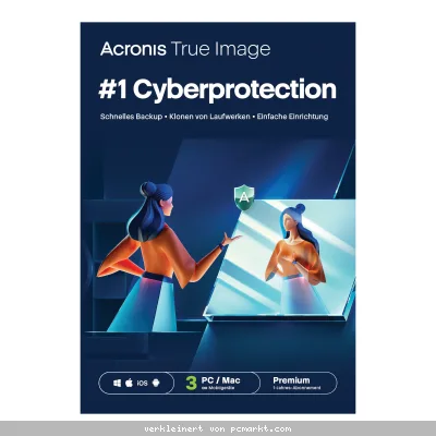 Acronis True Image Premium [3 Geräte - 1 Jahr] 1 TB Acronis Cloud Storage [3 Geräte - 1 Jahr]