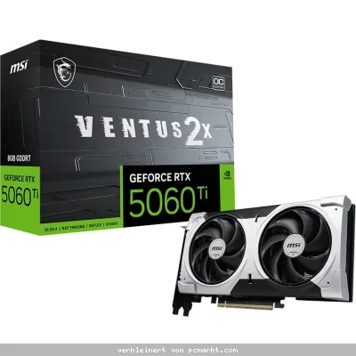 MSI GeForce RTX 5060 Ti 8G VENTUS 2X OC Plus - 8GBGB GDDR7, HDMI, 3x DP