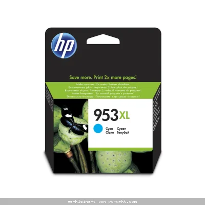 HP 953XL (F6U16AE) Original Tintenpatrone Cyan