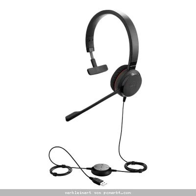 Jabra Evolve 30 II Headset, Mono, USB, 3,5mm Klinke, Optimiert für Unified Communication