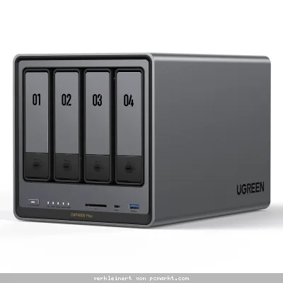UGREEN NASync DXP4800 Plus 4-Bay NAS 0/4 SATA, 0/2 M.2 SSD, 1x 10GbE + 1x 2.5GbE, 8GB RAM