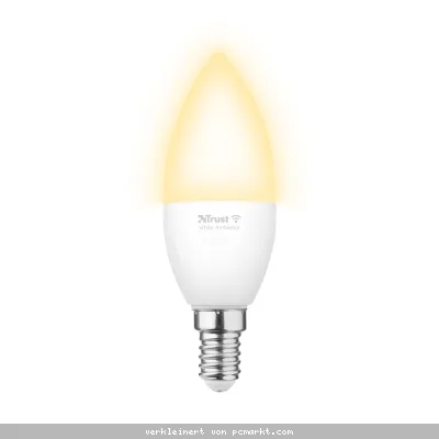 Trust E14 DUO-PACK LED CCT WI-FI Smarte WiFi LED-Kerze, Lichtstimmung weiß, Fassung E14, von Ihrem Smartphone/Tablet zu steuern