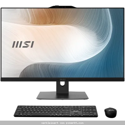 MSI Modern AM272P 12M-1063AT All-in-One schwarz 27" (68,6cm) FHD Display, Intel Core i5-1235U, 16GB RAM, 512GB M.2 SSD, Intel Grafik, Wi-Fi 6E, Blueto