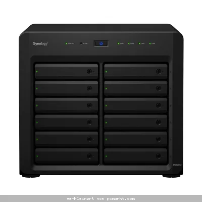 Synology DiskStation DS3622xs+ 12-Bay NAS [2,5"/3,5" SATA HDD/SSD, 2x 10 GbE LAN, 3x GbE LAN, 16GB RAM]