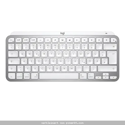 Logitech MX Keys Mini for Mac Minimalist Wireless Illuminated Keyboard, kabellose Bluetooth-Tastatur , pale grey