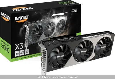 INNO3D GeForce RTX 5080 X3 - 16GB GDDR7, HDMI, 3x DP
