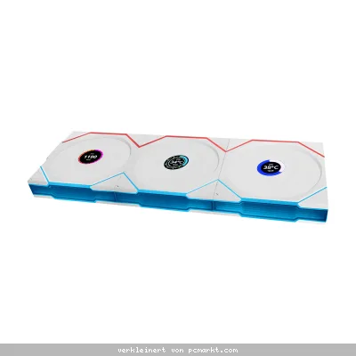 Lian Li UNI FAN TL120 LCD Wireless White 3-Pack | Gehäuselüfter
