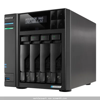 Asustor Lockerstor 4 Gen2 NAS 4-Bay Intel Celeron N5105, 4GB DDR4 RAM, 0/4 HDD/SSD