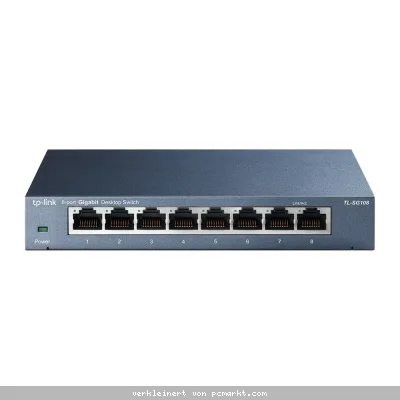 TP-Link TL-SG108 Netzwerk-Switch 8-Port, Unmanaged, 8x Gigabit RJ45