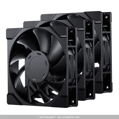 PHANTEKS M25-120 Gen2 PWM 3er-Pack schwarz | Gehäuselüfter