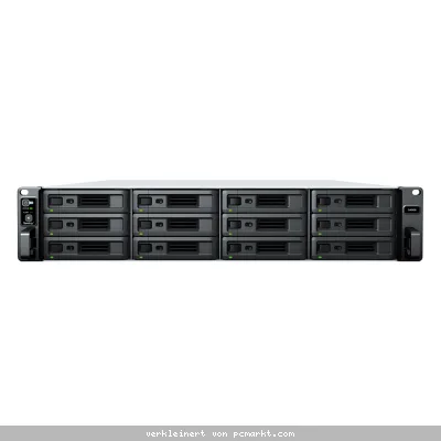 Synology SA6400 Rack-NAS 12-Bay 0/12 2.5"/3.5" SATA HDD/SSD, 2x 10GbE + 5x GbE LAN, 32GB RAM